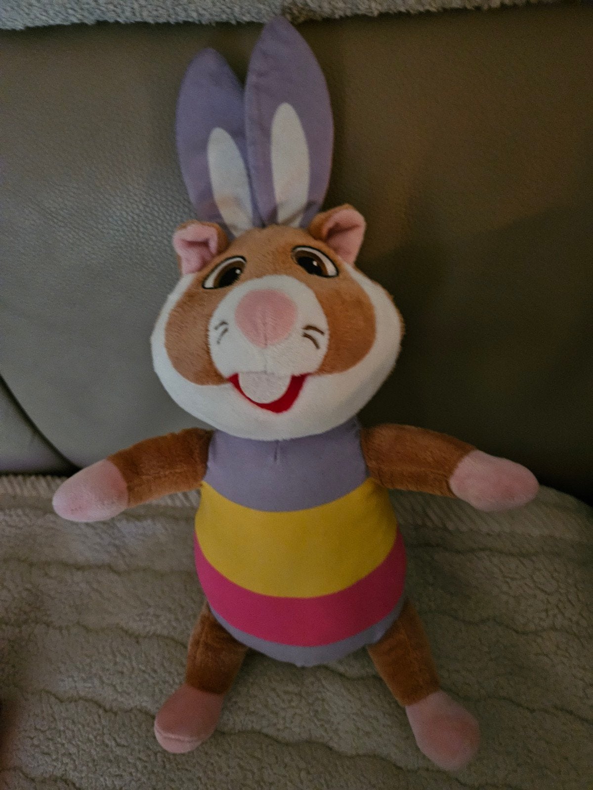 Knuffel hamster Paashaas, Overige merken, Overige karakters, Hamster, Ophalen of Verzenden