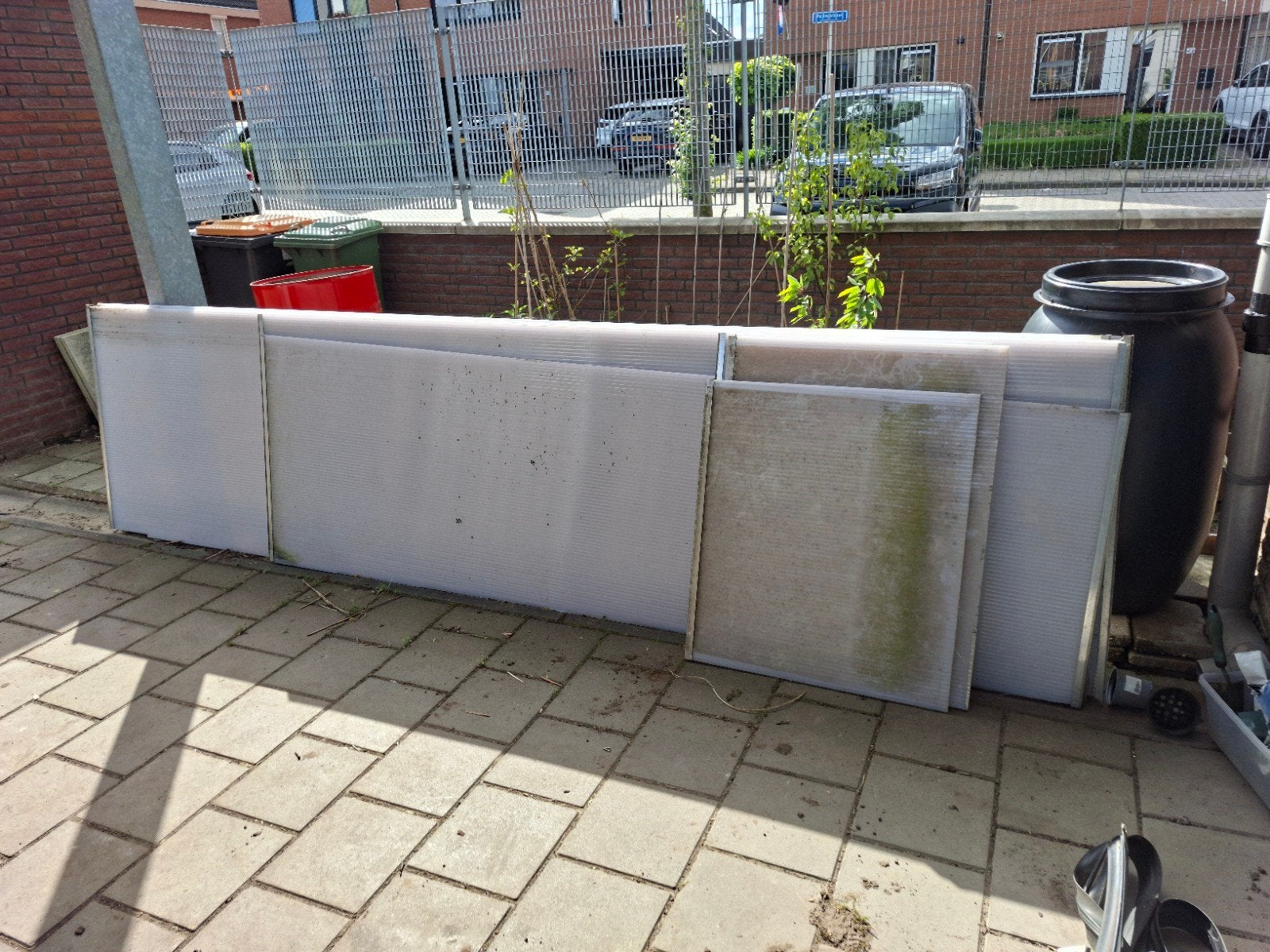 Polycarbonaat platen met profielen, Ophalen, Aluminium