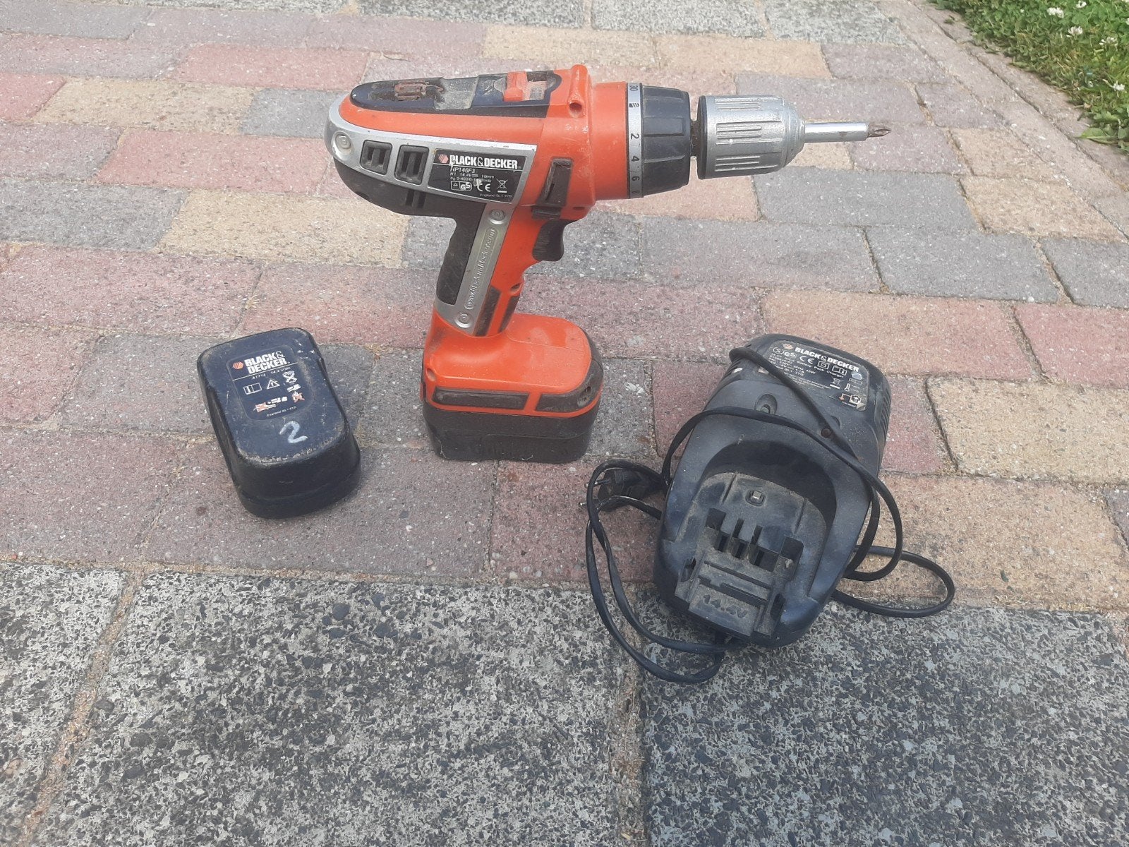 Boormachine black&decker, Ophalen of Verzenden, Gebruikt, Boormachine