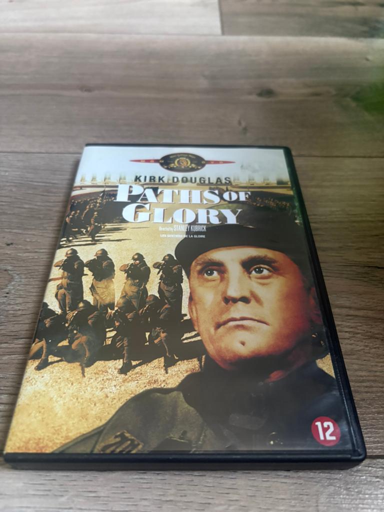 Paths of Glory van Stanley Kubrick met Kirk Douglas, Vanaf 16 jaar, Ophalen of Verzenden, Zo goed als nieuw, Actie en Avontuur