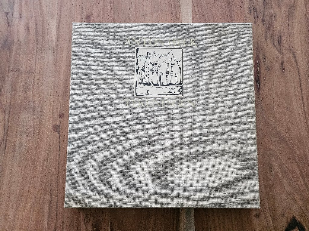 linnen cassette met 35 tekeningen Anton Pieck + wissellijst, Ophalen of Verzenden