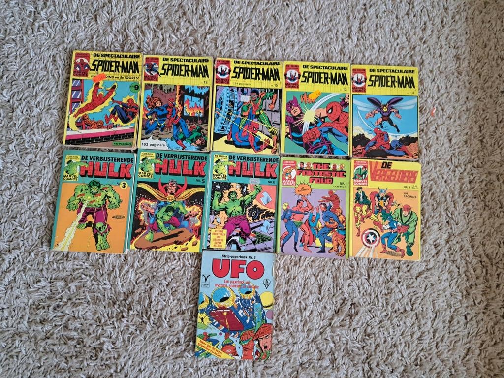 Spiderman & Hulk stripboeken, Boeken, Strips | Comics, Ophalen of Verzenden, Gelezen