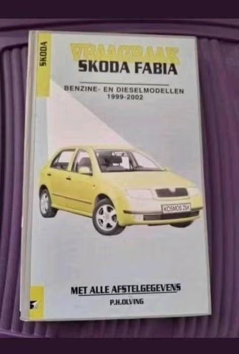 Skoda Fabia Vraagbaak Benzine- en dieselmotoren 1999 - 2002, Ophalen of Verzenden, Zo goed als nieuw, Overige merken