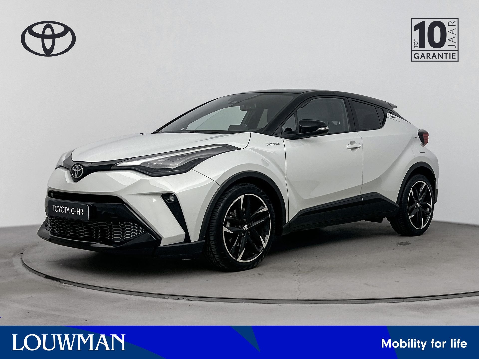 Toyota C-HR 1.8 Hybrid GR-Sport | JBL-Audio | Navigatie |, 12 maanden, 4 cilinders, Leder en Stof, Bedrijf
