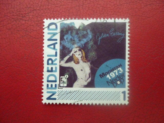 Persoonlijke zegel waarde 1 Nederpop Golden Earring gest., Postzegels en Munten, Ophalen of Verzenden, Gestempeld