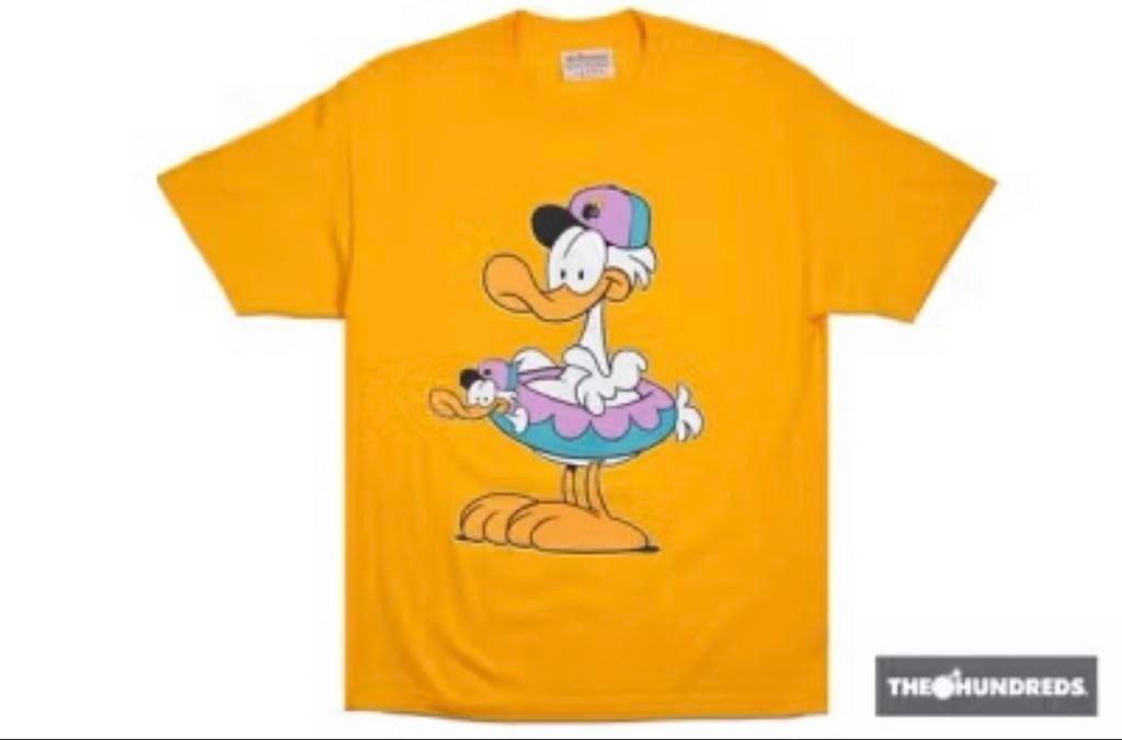 Super exclusief THE HUNDREDS X GARFIELD t-shirt geel maat XL, Verzenden, Nieuw, Maat 56/58 (XL), Geel