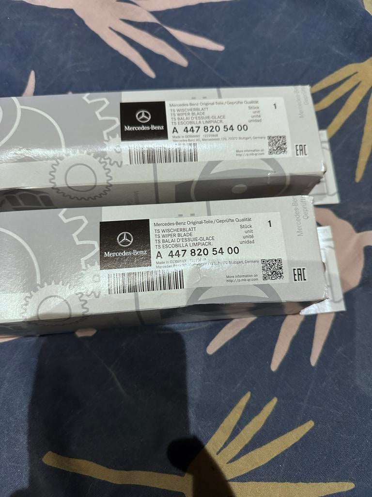 Mercedes-Benz Originele Ruitenwissers vito v klasse, Auto-onderdelen, Ophalen of Verzenden, Nieuw, Mercedes-Benz