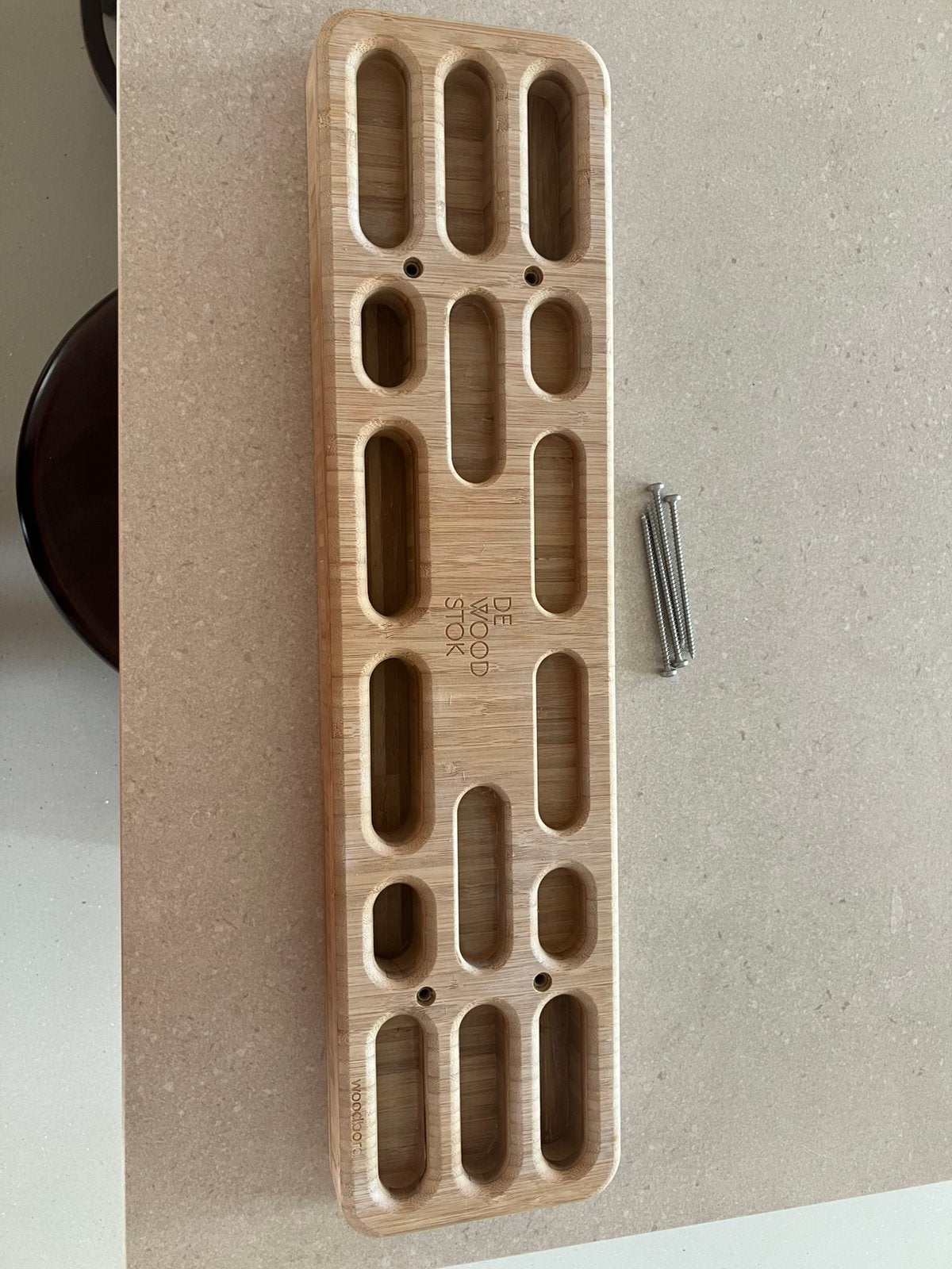 Hangboard van De Wood Stok, Ophalen of Verzenden, Zo goed als nieuw, Klimsport-accessoire