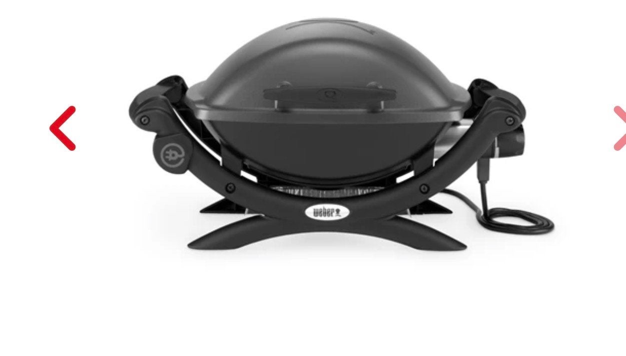 Weber Q1400 elektrische barbecue - Compact en krachtig, Ophalen of Verzenden, Gebruikt