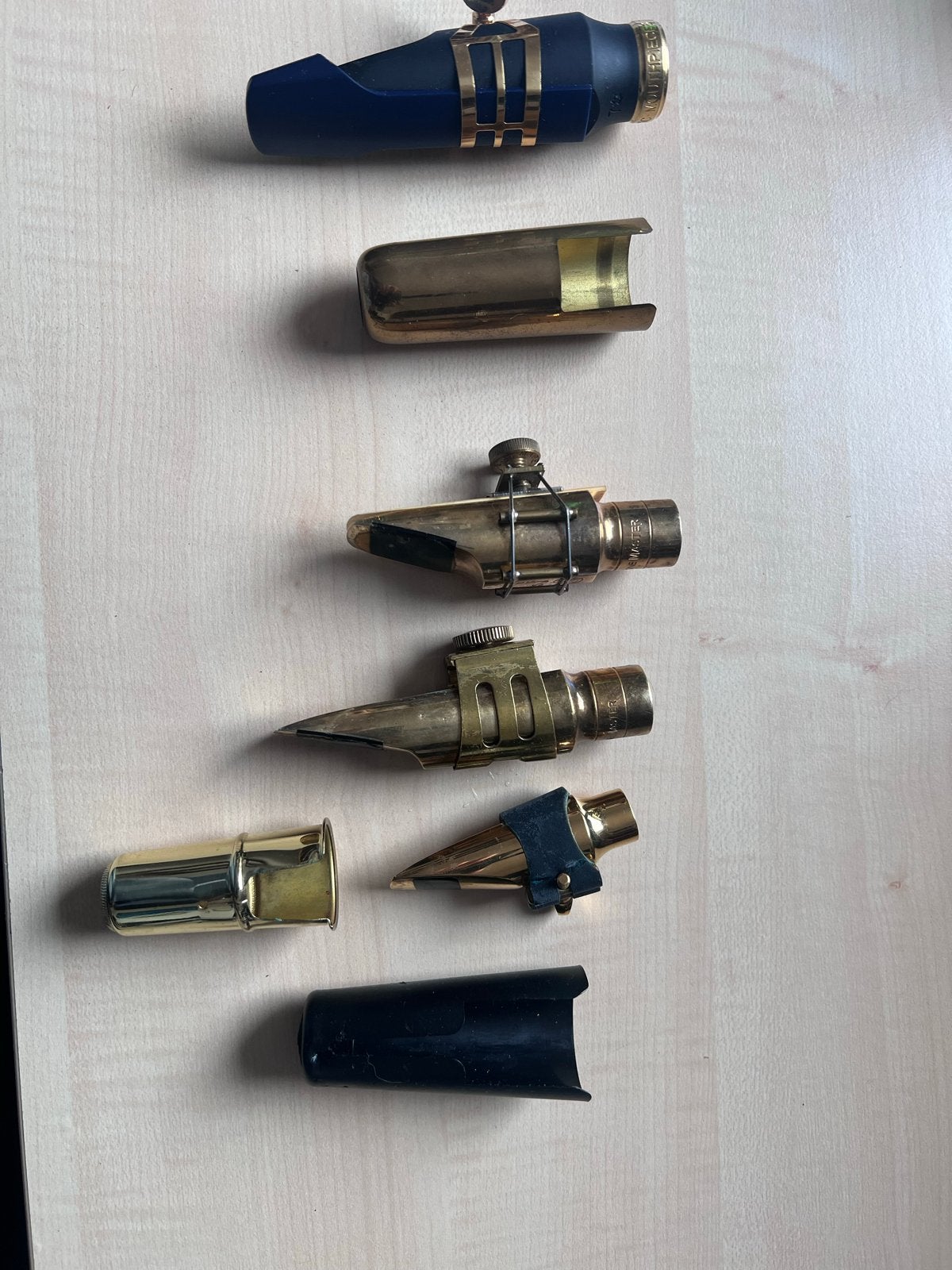 Saxofoon mondstukken en rieten - Diverse merken en typen, Ophalen of Verzenden, Gebruikt, Sopraan