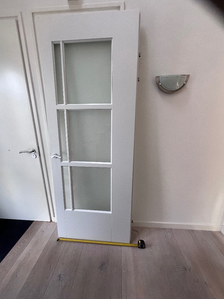 Kamerdeur, Doe-het-zelf en Verbouw, Deuren en Horren, Ophalen, Gebruikt, 80 tot 100 cm, 215 cm of meer