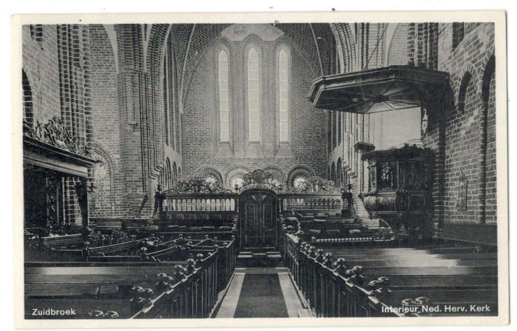 Jt13-138   Zuidbroek, Verzenden, 1920 tot 1940, Ongelopen, Groningen