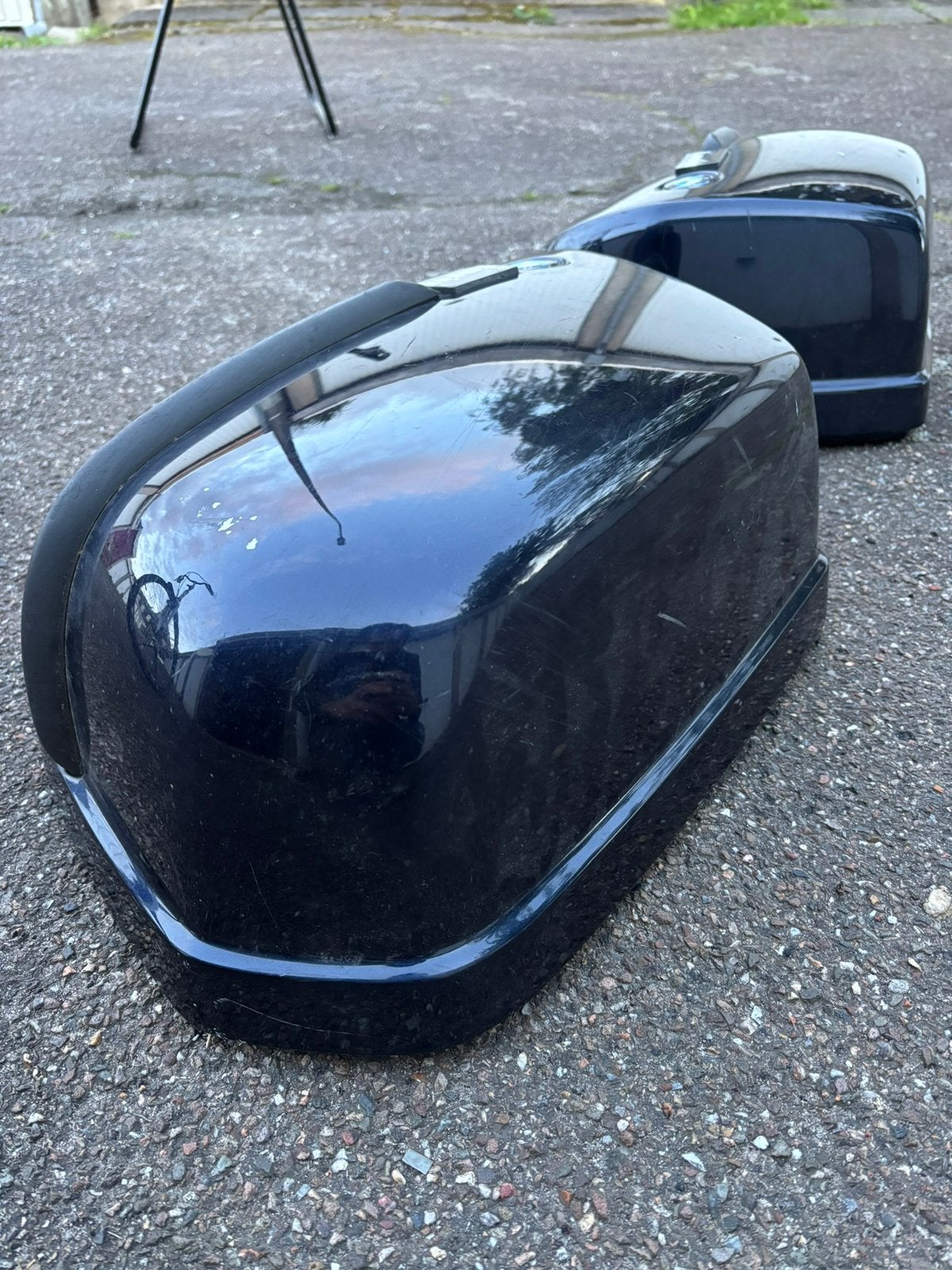 Brede kofferdeksels BMW touring koffers k1200gt/r1150rt, Motoren, Ophalen