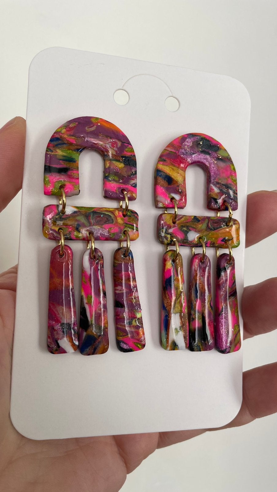 Oorbellen, Sieraden, Tassen en Uiterlijk, Oorbellen, Ophalen of Verzenden, Nieuw, Overige materialen, Hangers