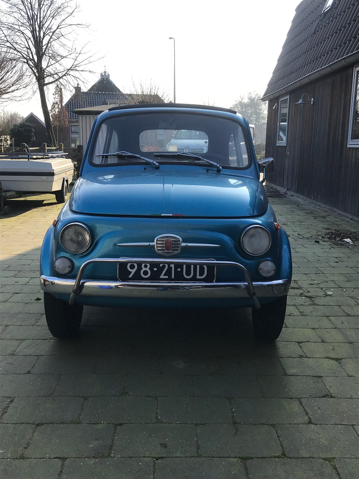 Fiat 500 0.5 Nuova 1972 Blauw, Achterwielaandrijving, Particulier, 2 cilinders, Hatchback