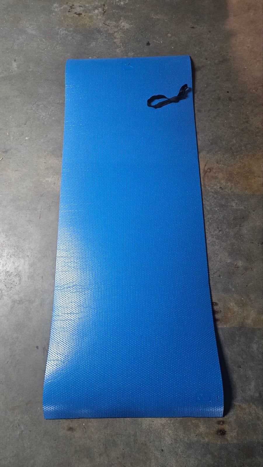 Blauwe yogamat - Comfortabel en duurzaam, Ophalen, Gebruikt, Yogamat