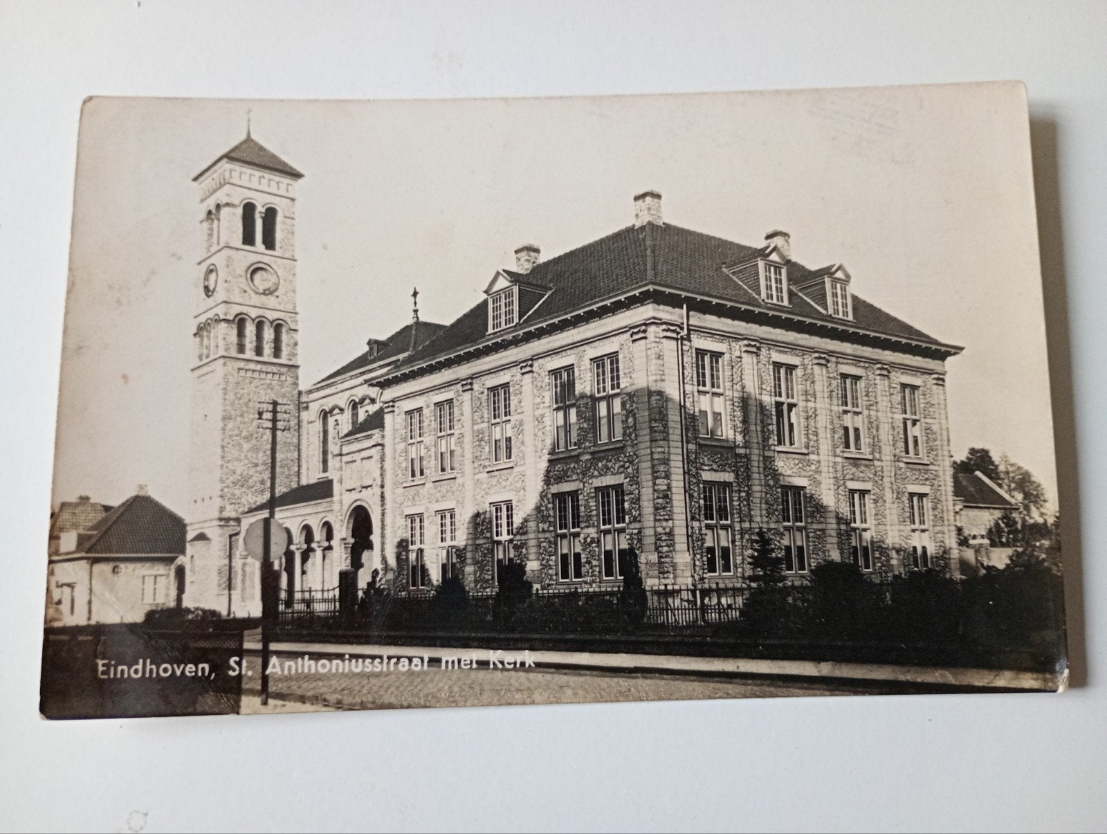 Eindhoven St. Anthoniusstraat 1942, Ophalen of Verzenden, 1940 tot 1960, Gelopen, Noord-Brabant
