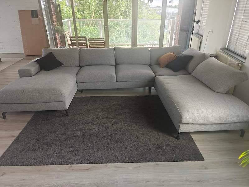 Hoekbank, Ophalen, Gebruikt, 100 tot 125 cm, Hoekbank