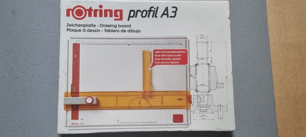 Rotring A3 tekenbord, Ophalen of Verzenden, Zo goed als nieuw, Overige typen