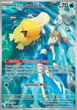 misty's PSYDUCK 193/182 - DESTINED RIVALS, Ophalen of Verzenden, Zo goed als nieuw