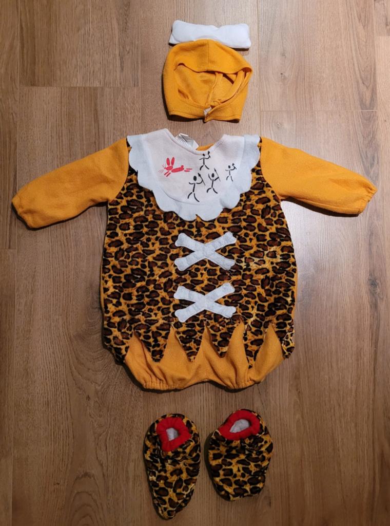 Baby carnavalspakje Pebbles, Ophalen, Zo goed als nieuw, 104 of kleiner, Jongen of Meisje