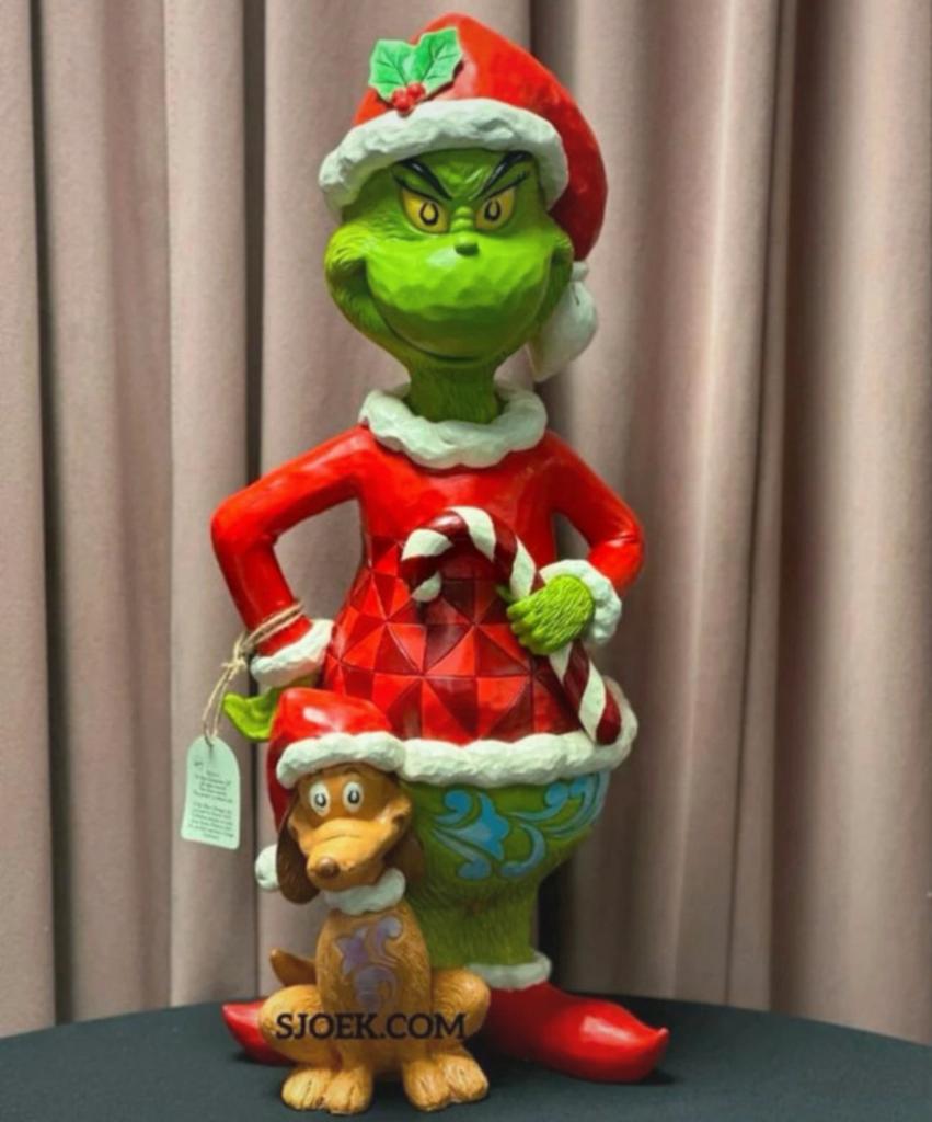 Jim Shore The Grinch & Max ‘Big Fig Costco Exclusive’, Ophalen of Verzenden, Zo goed als nieuw, Hummel