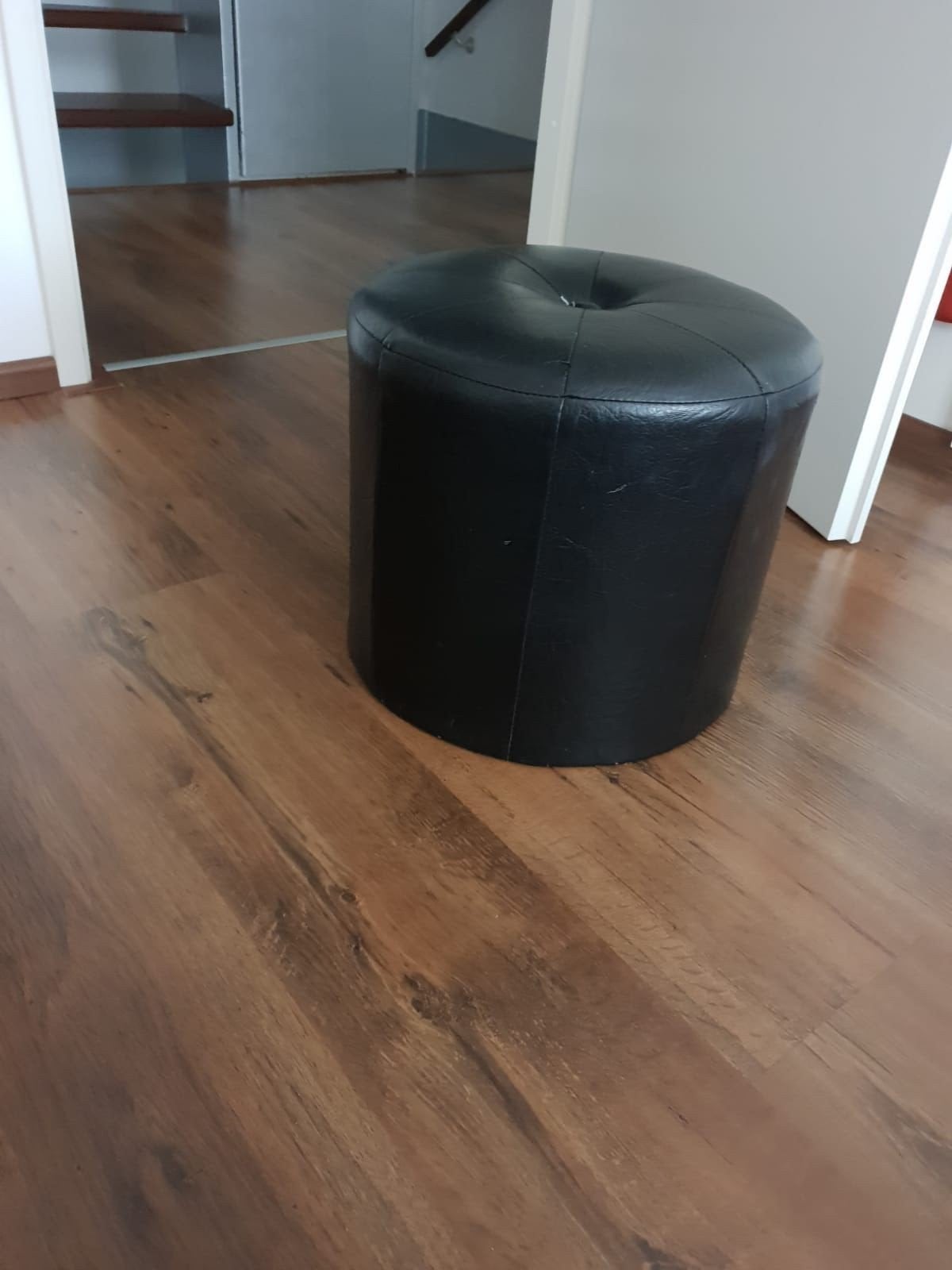 Poef, Ophalen, Minder dan 50 cm, Gebruikt, Rond
