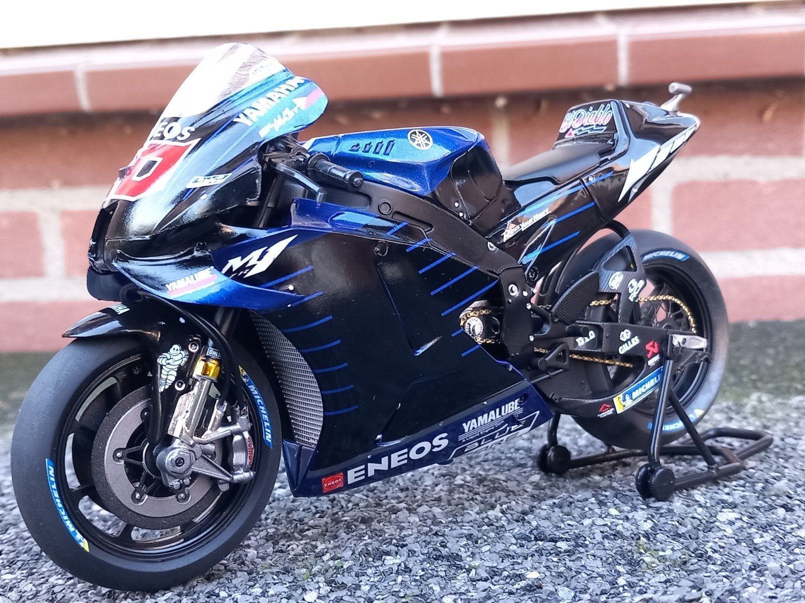 Yamaha YZR-M1 MotoGP #20 Fabio Quartararo 2021, Ophalen of Verzenden, Nieuw, 1:9 t/m 1:12, Motor