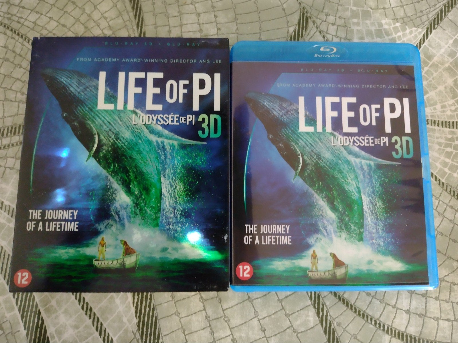 life of Pi Blu ray plus 3D 2 Blu ray box, Ophalen of Verzenden