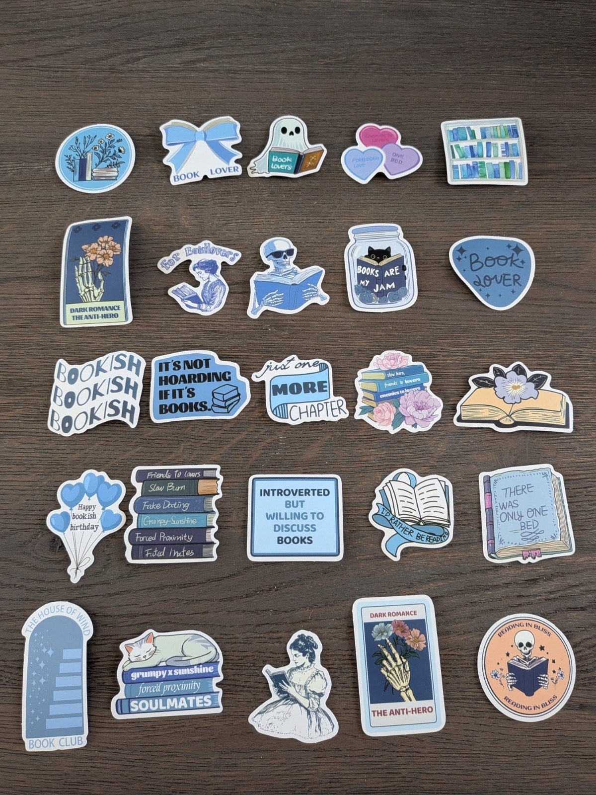 Boeken liefhebber stickers (25 stuks), Ophalen of Verzenden