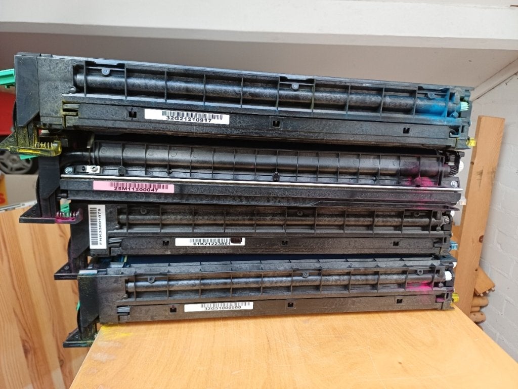 set drumkits en fuser unit transport unit Ricoh mpc 2500, Computers en Software, Kleur printen, Gebruikt, All-in-one, Ophalen of Verzenden