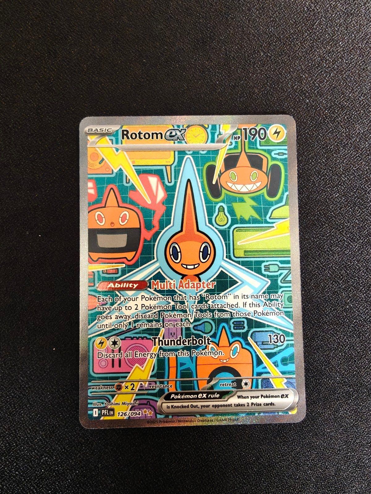 Rotom ex uit Phantasmal Flames, Ophalen, Zo goed als nieuw, Losse kaart, Foil