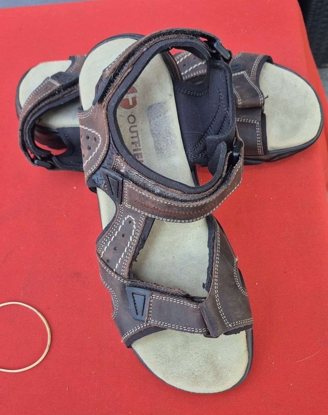 Heren sandalen maat 44 - Zo goed als nieuw, Ophalen of Verzenden, Zo goed als nieuw, Bruin, Sandalen