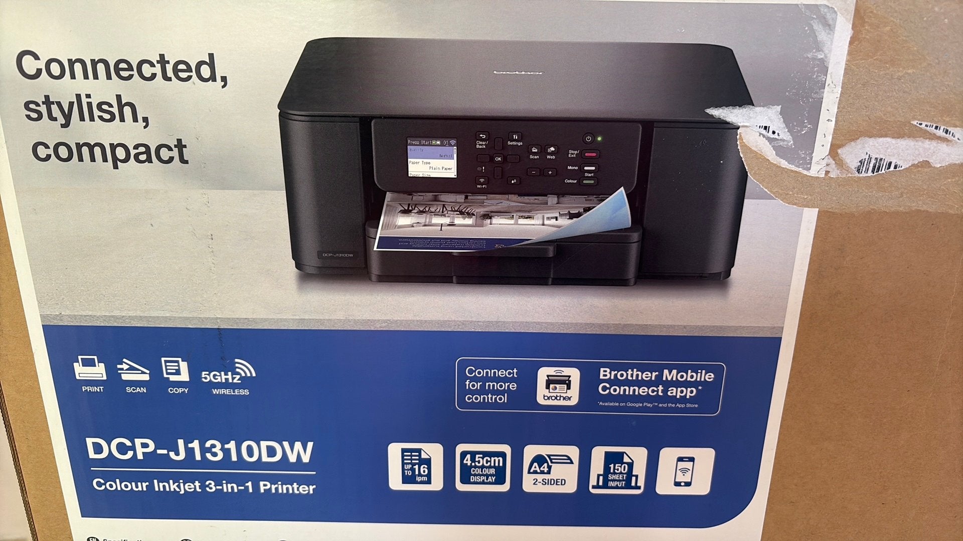 Brother DCP-J1310DW, Ophalen of Verzenden, Zo goed als nieuw, Scannen, Brother