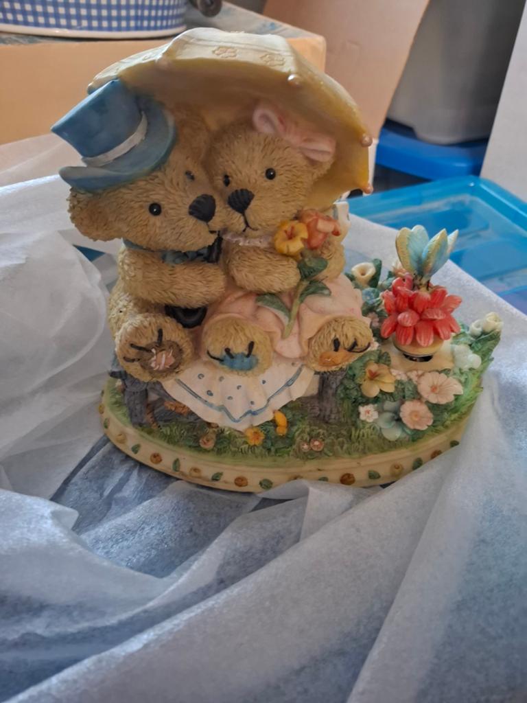 Muziekdoos Beertjes onder Paraplu - Romantisch Cadeau, Ophalen