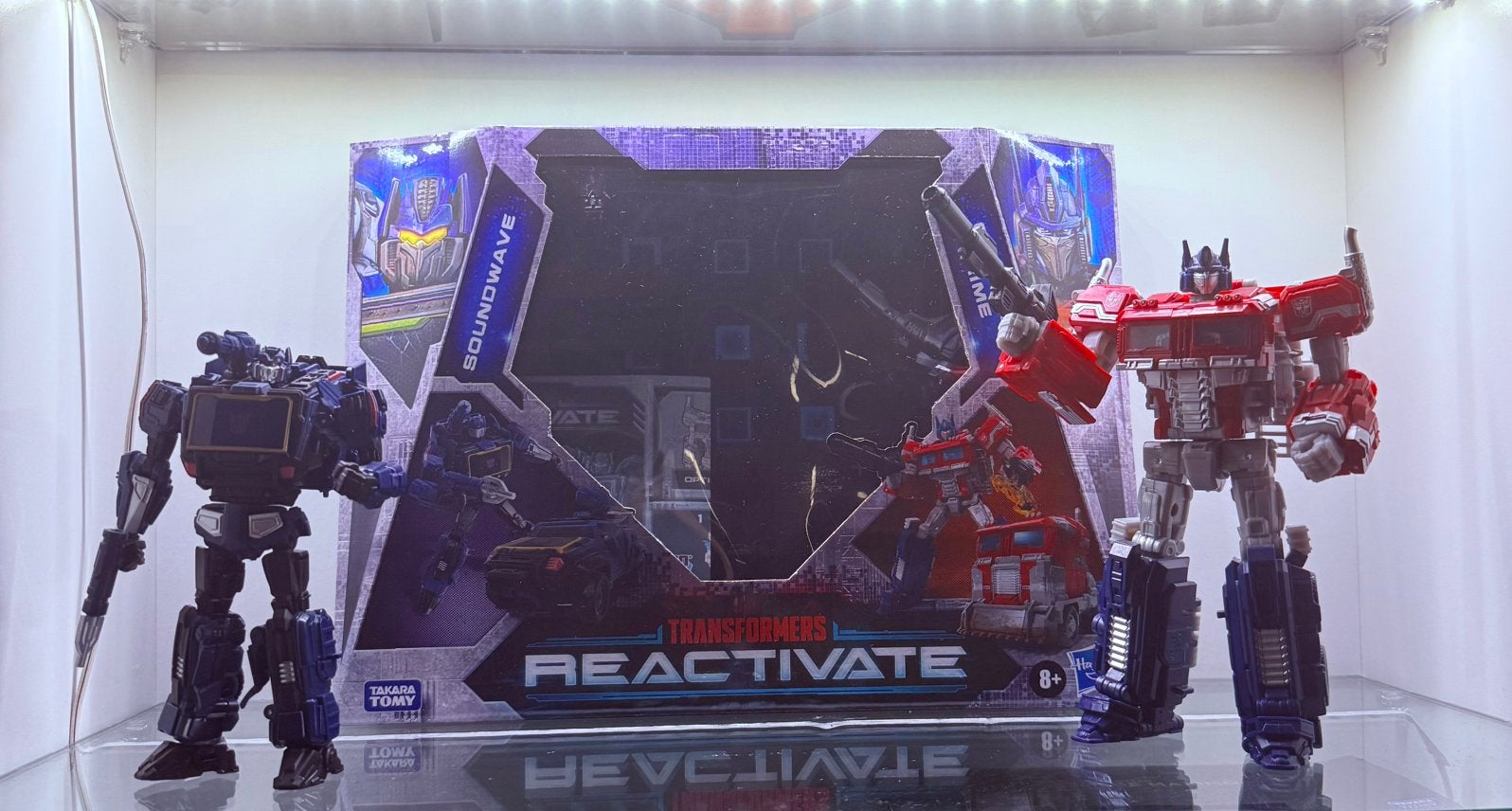 Transformers Reactivate 2 pack: Optimus prime&Soundwave, Verzamelen, Overige generaties, Ophalen of Verzenden, Zo goed als nieuw