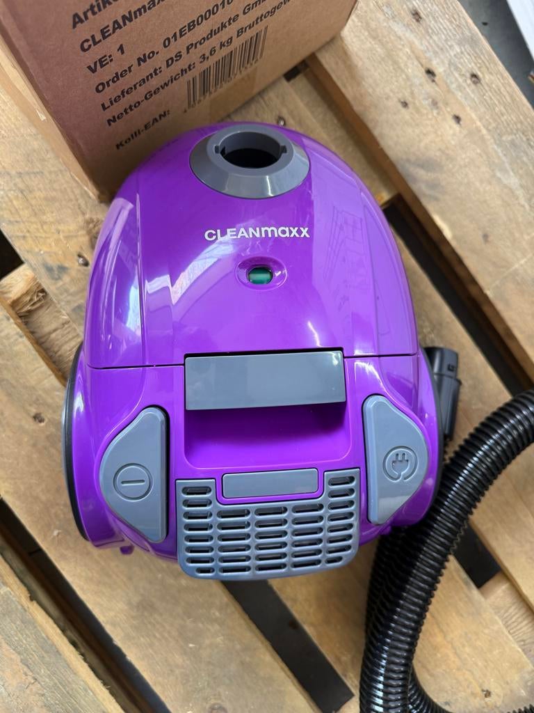 Clean Maxx stofzuiger - Nieuw (retourdeal), Witgoed en Apparatuur, Ophalen of Verzenden, Nieuw, Stofzak