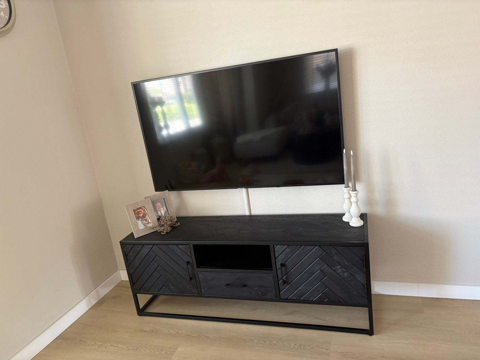Meubel set mango hout, Huis en Inrichting, Kasten | Televisiemeubels, Ophalen, 50 tot 100 cm, Zo goed als nieuw, 150 tot 200 cm