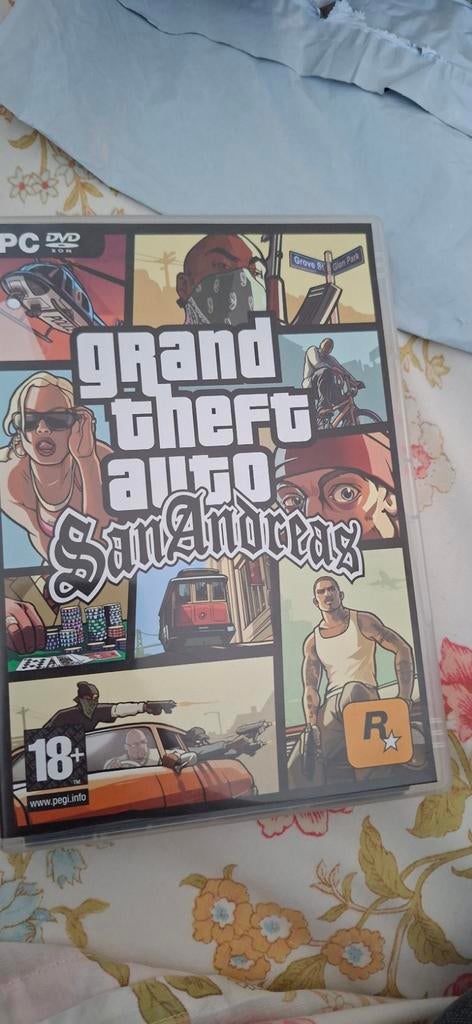 Grand Theft Auto San Andreas PC DVD-ROM, Avontuur en Actie, Gebruikt, Vanaf 18 jaar, 1 speler