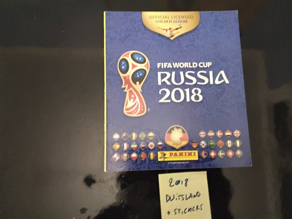 Panini album WK 2018 Rusland (Duitse uitgave), Ophalen, Zo goed als nieuw, Meerdere stickers