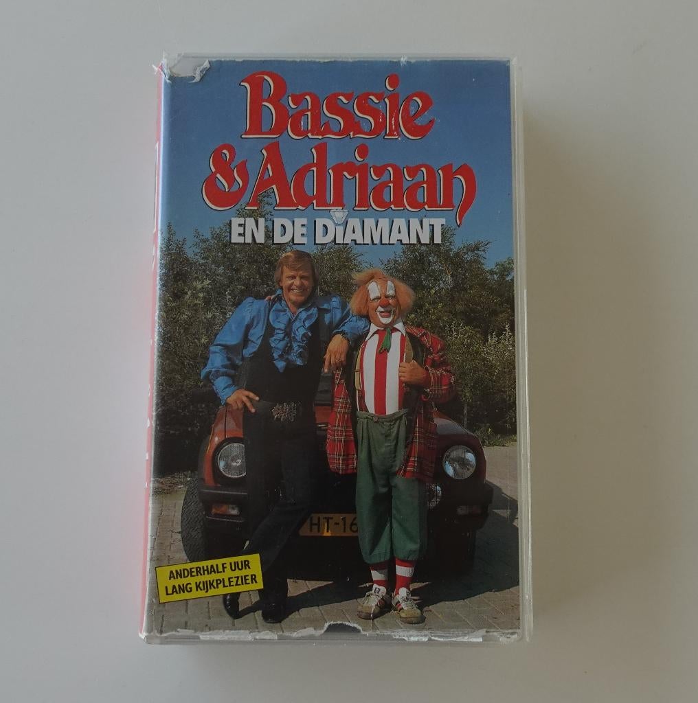 Bassie & Adriaan en de Diamant - VHS, Cd's en Dvd's, VHS | Kinderen en Jeugd, Ophalen, Alle leeftijden, Kinderprogramma's en -films