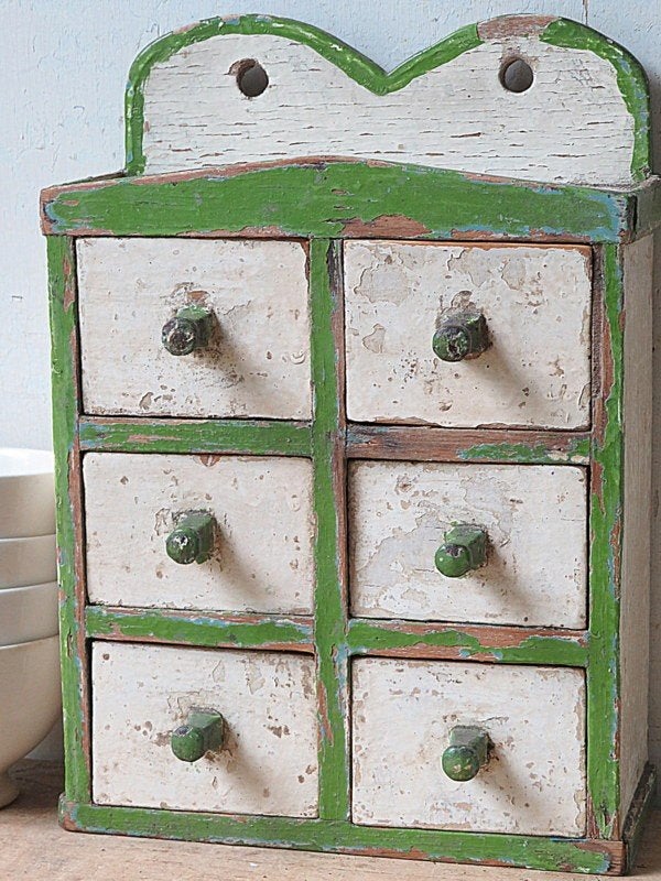 antiek kruiden laden kastje, Antiek en Kunst, Ophalen of Verzenden