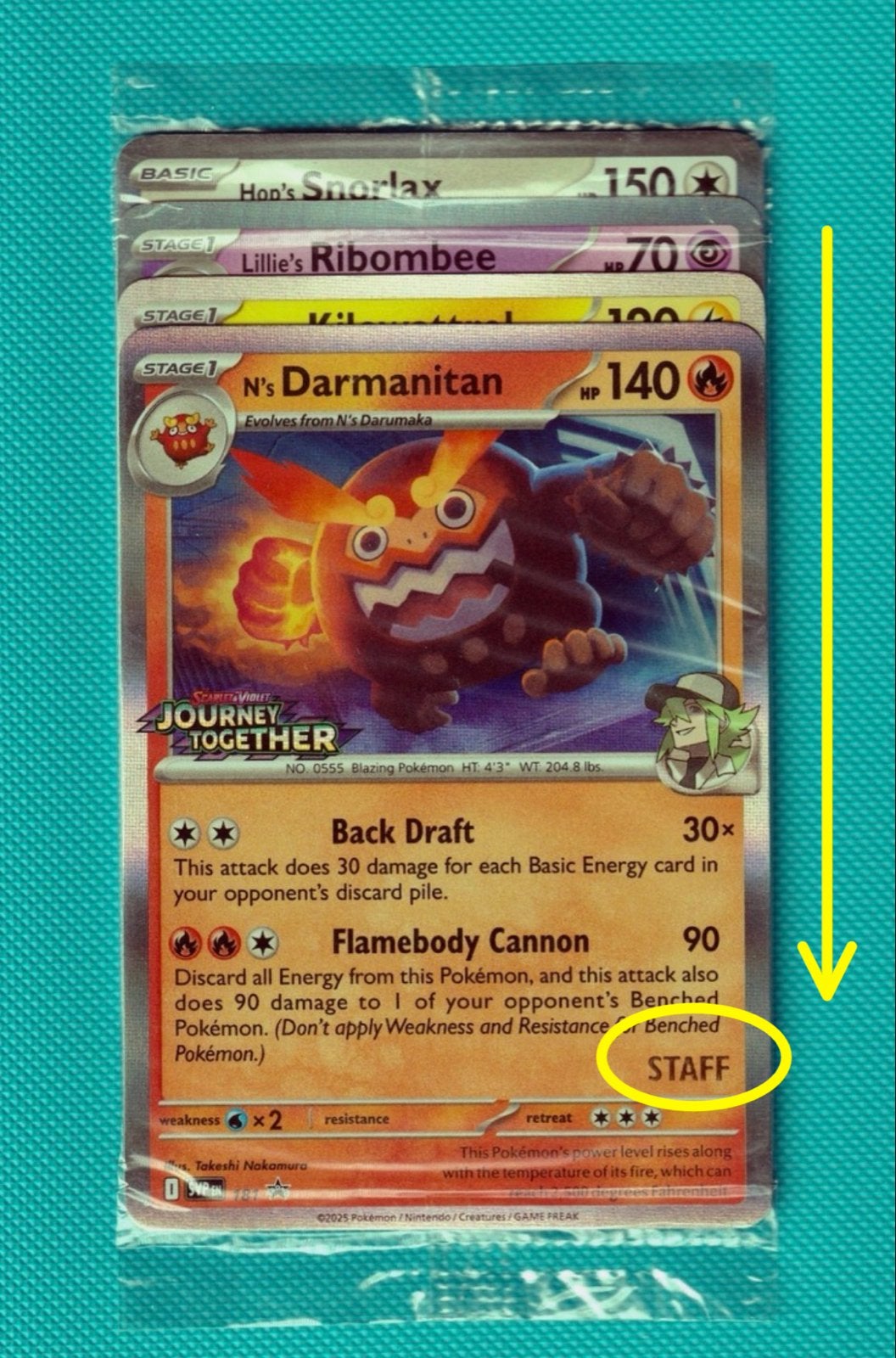 Sealed STAFF Journey Together Prerelease Set(4kaarten 1 seal, Ophalen of Verzenden, Nieuw, Meerdere kaarten