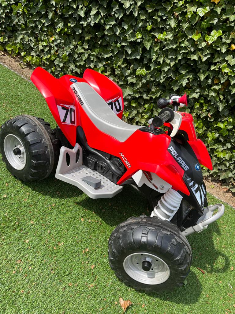 Kinderquad Polaris Rood - Elektrisch, Ophalen, Gebruikt, Overige typen