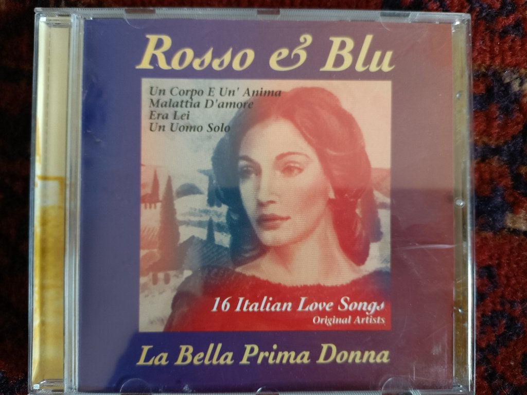 "Rosso & Blu", La Bella Prima Donna, Italian Love Songs., Traditioneel en Volksmuziek, Ophalen of Verzenden, Zo goed als nieuw