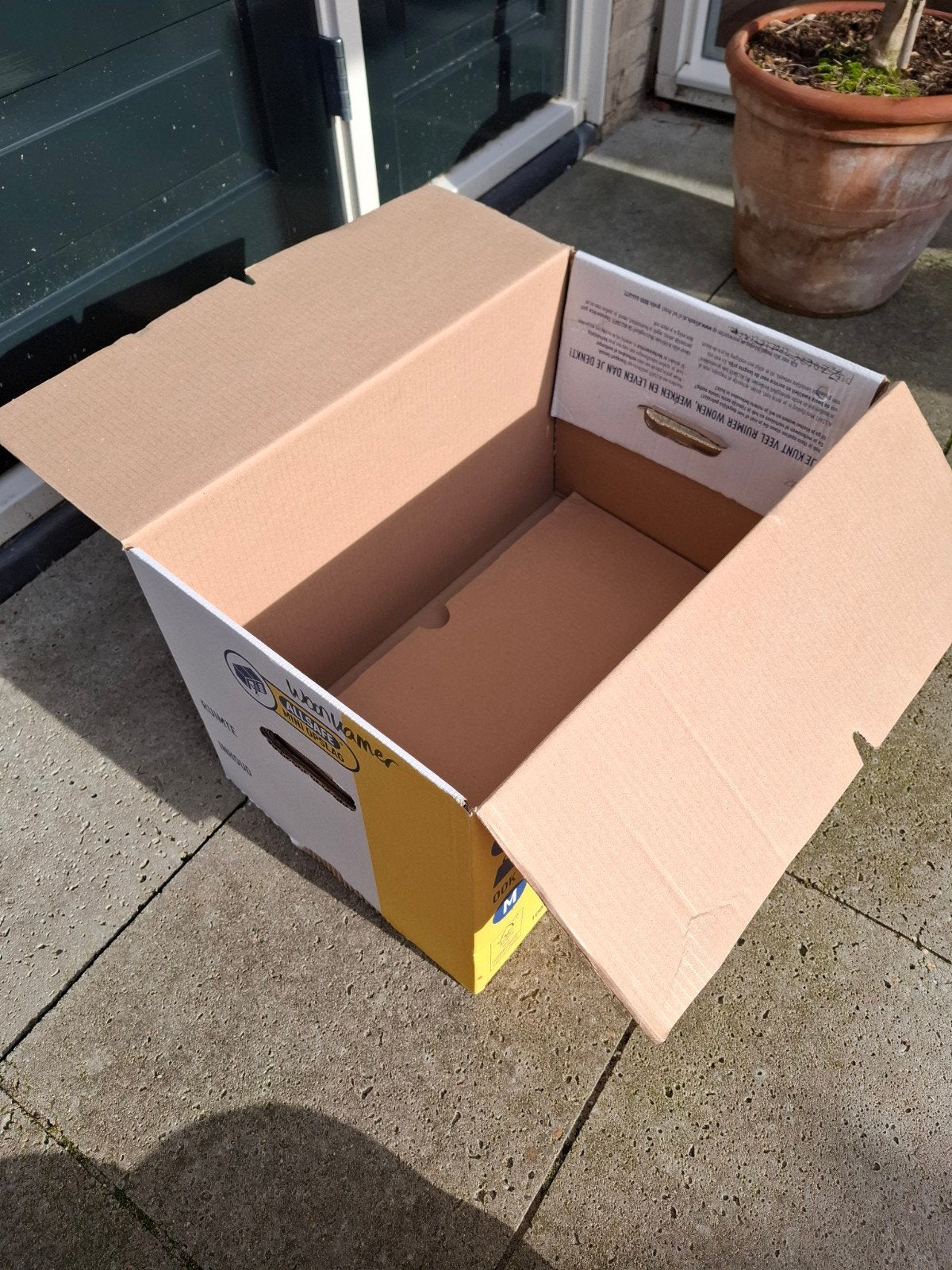 Stevige verhuisdozen (20-25 stuks), Ophalen, Doos, 50 tot 75 cm, Zo goed als nieuw