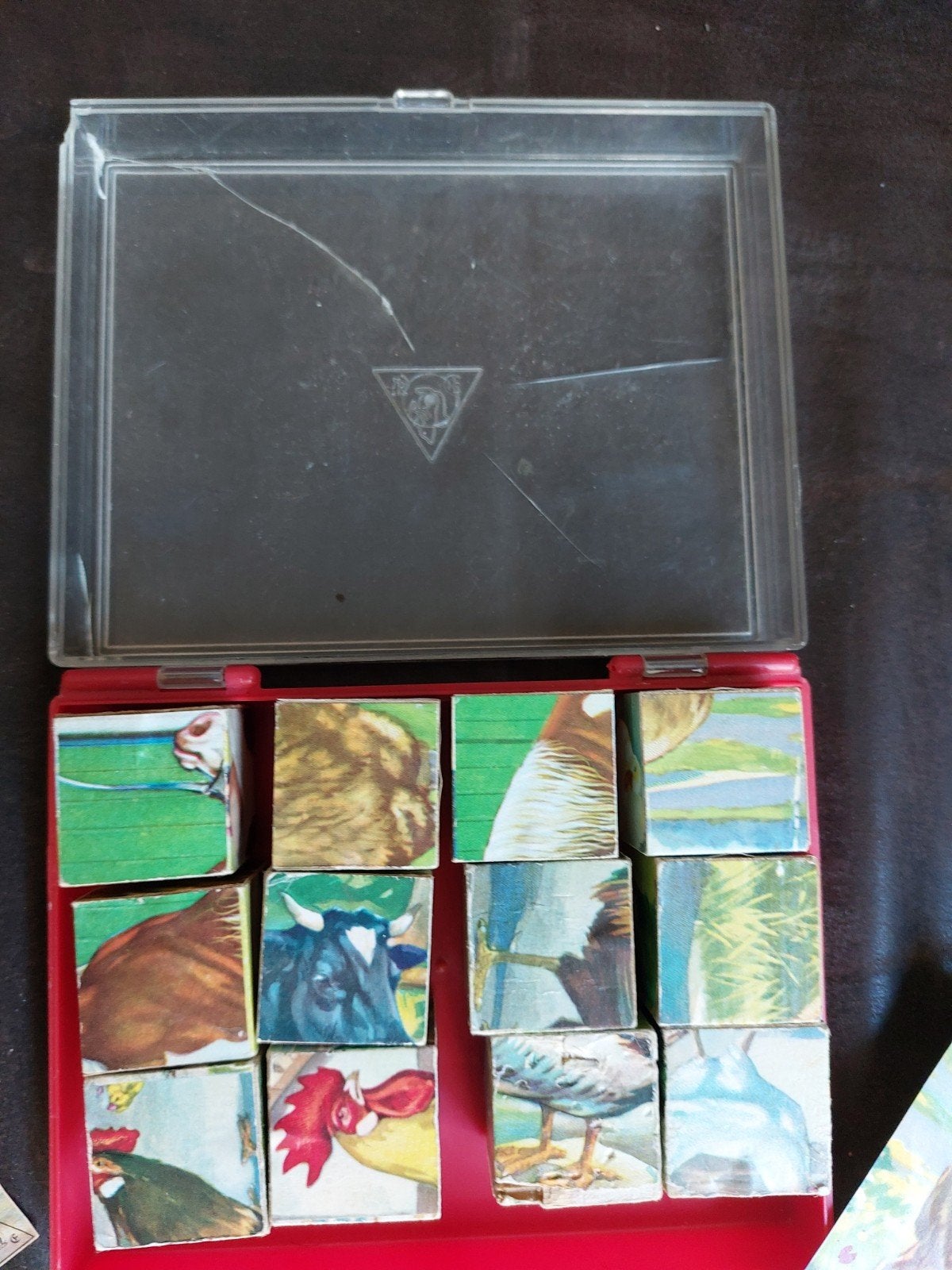 houten blokken puzzel met voorbeelden, Kinderen en Baby's, Ophalen of Verzenden, 10 tot 50 stukjes