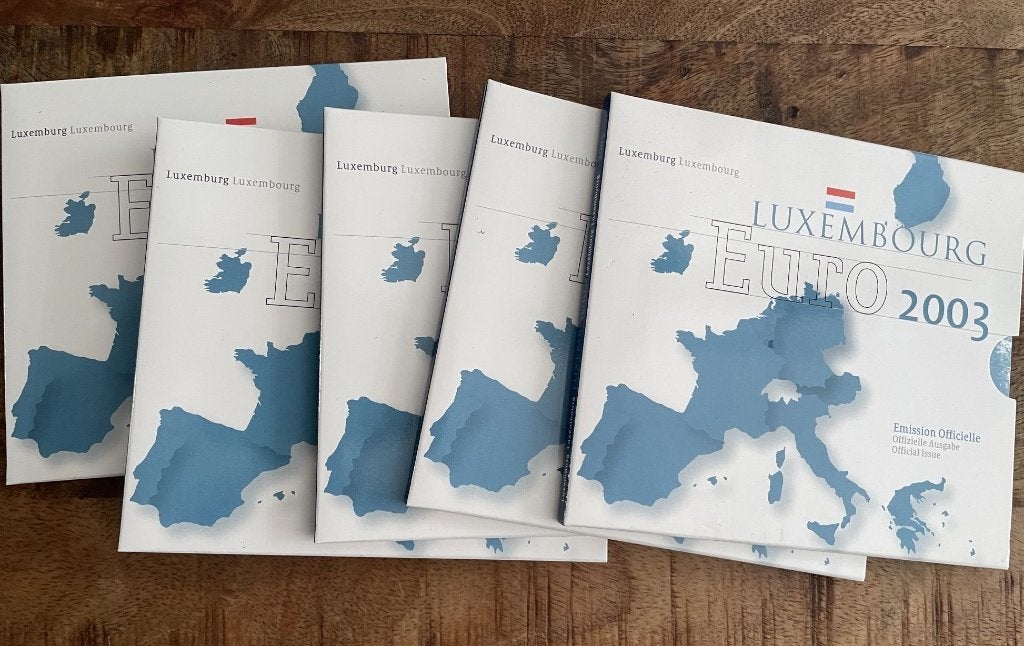 5 setjes luxemburg 2003, Ophalen of Verzenden, Luxemburg, Overige waardes, Setje