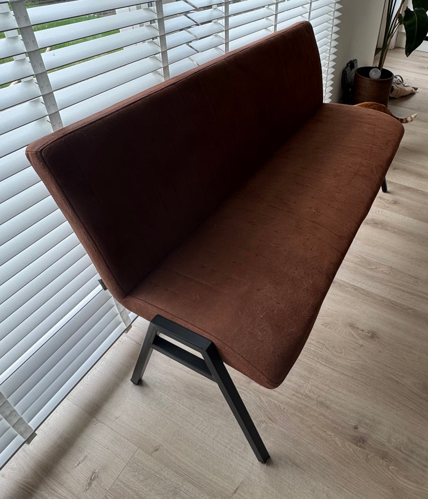 Eetkamerbank, Huis en Inrichting, Ophalen, Gebruikt, Minder dan 75 cm, Tweepersoons