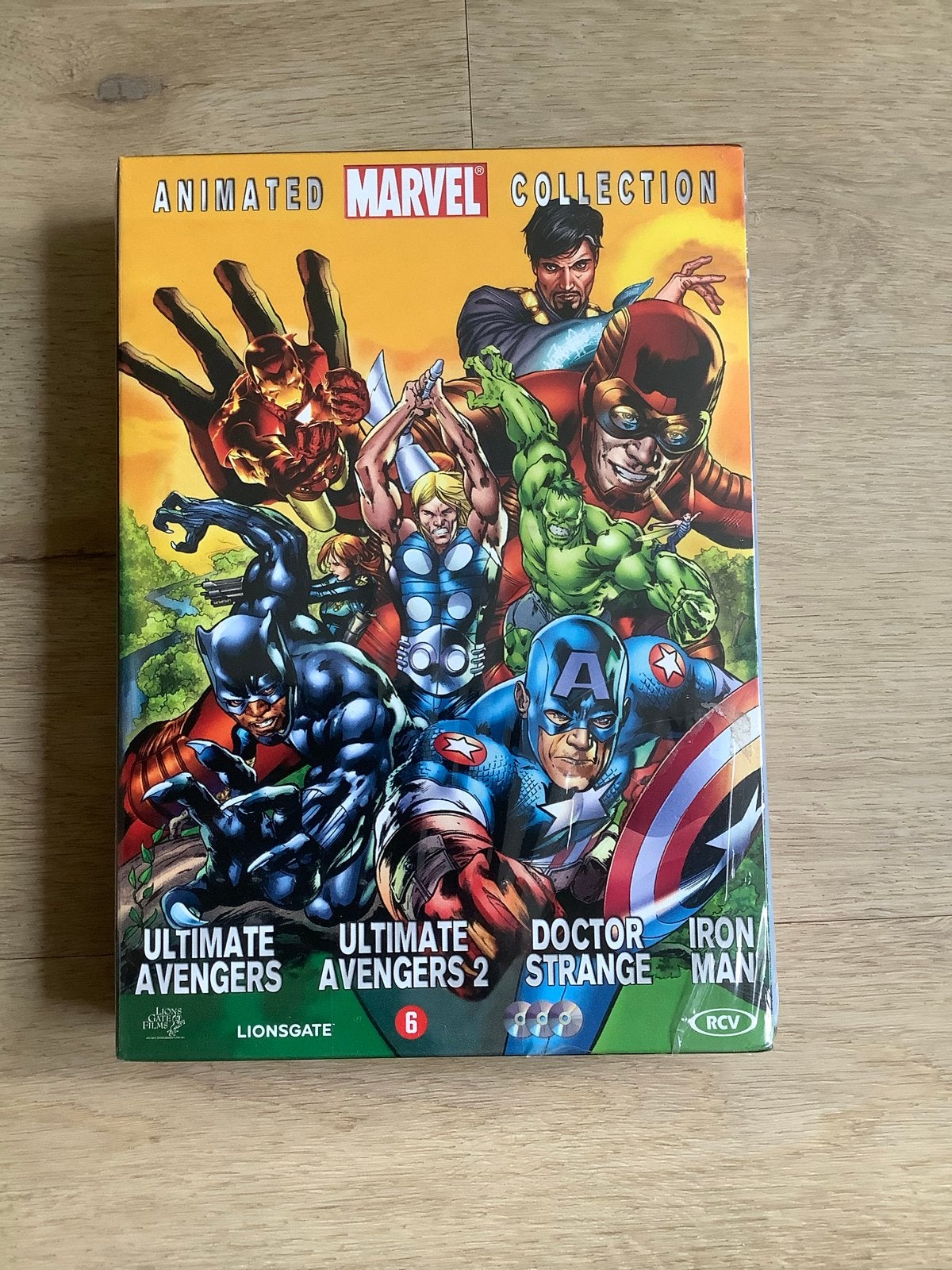 Animated Marvel Collection DVD Boxset (Ultimate Avengers), Engels, Animatie, Amerikaans, Nederlands